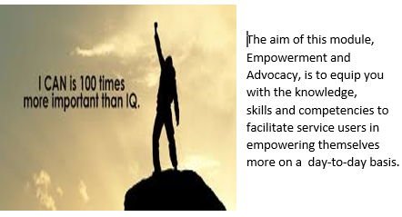 Empowerment and advocacy cover picture