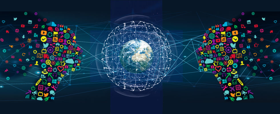 two heads and the world